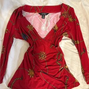 Ralph Lauren Long Sleeve Summer Collection Vintage size S